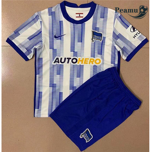 Maglia Calcio Hertha Berlin Bambino Prima 2021-2022