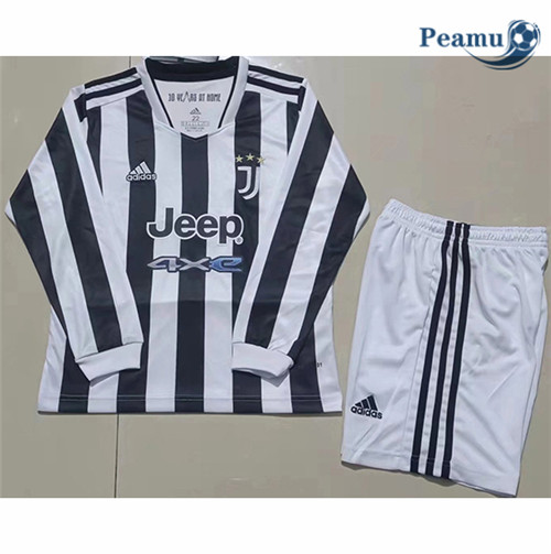 Maglia Calcio Juventus Bambino Prima Manica lunga 2021-2022