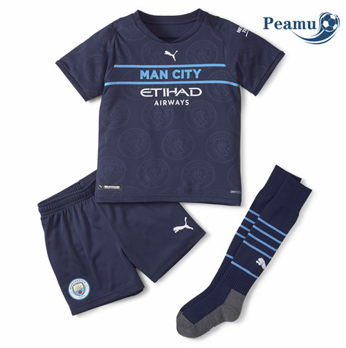 Maglia Calcio Manchester City Bambino Terza 2021-2022