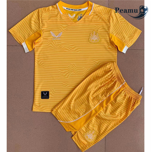 Maglia Calcio Newcastle United Bambino Portero Giallo 2021-2022