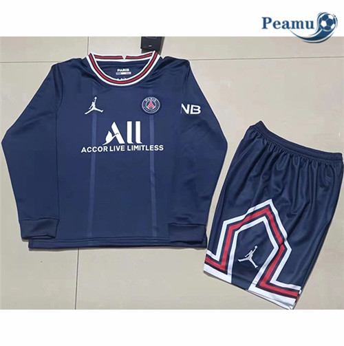 Maglia Calcio PSG Bambino Prima Manica lunga 2021-2022