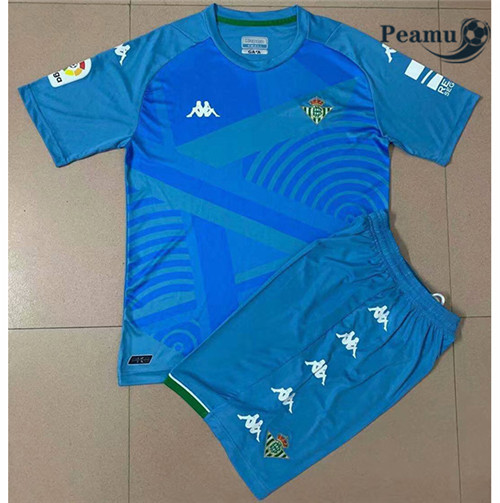 Maglia Calcio Real Betis Bambino Portero Blu 2021-2022