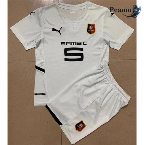 Maglia Calcio Stade Rennais Bambino Seconda 2021-2022