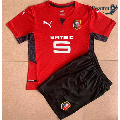 Maglia Calcio Stade Rennais Bambino Prima 2021-2022