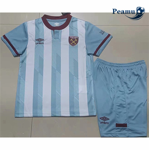 Maglia Calcio West Ham United Bambino Seconda 2021-2022