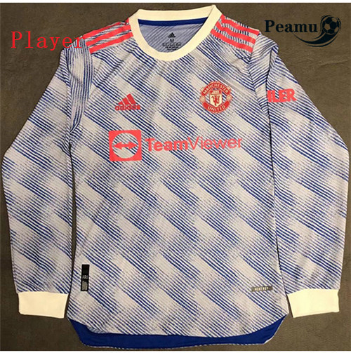 Maglia Calcio Player Manchester United Seconda Manica lunga 2021-2022