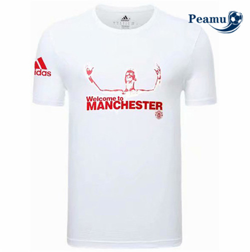 Maglia Calcio Manchester United Cristiano Ronaldo Bianco 2021-2022