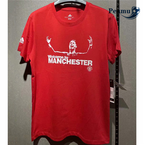 Maglia Calcio Manchester United Cristiano Ronaldo Rosso 2021-2022