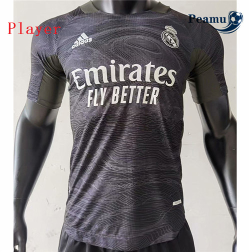 Maglia Calcio Player Real Madrid Portero Nero 2021-2022