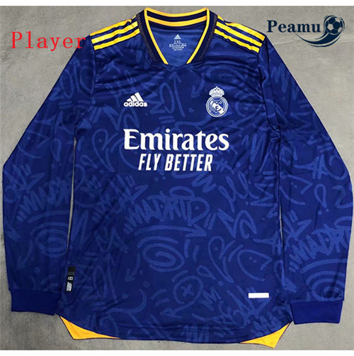 Maglia Calcio Player Real Madrid Seconda Manica lunga 2021-2022