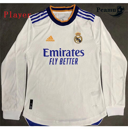Maglia Calcio Player Real Madrid Prima Manica lunga 2021-2022