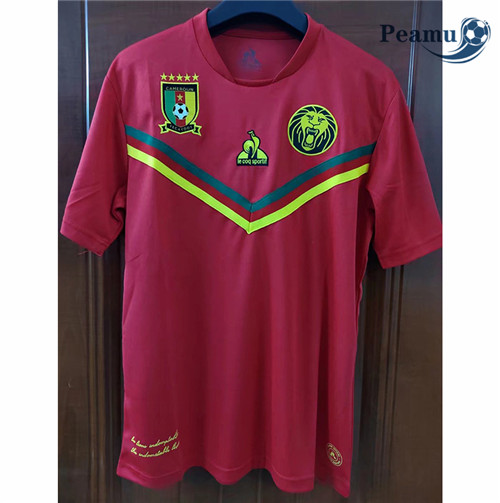 Maglia Calcio Camerun Rosso 2021-2022