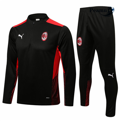Tuta Calcio AC Milan Nero 2021-2022