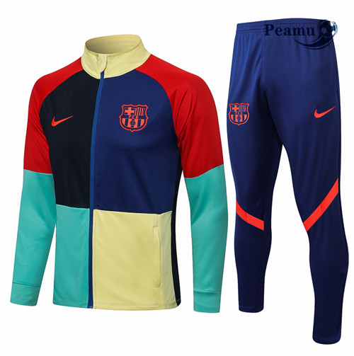 Tuta Calcio - Giacca Barcellona Giallo/Rosso/Blu/verde 2021-2022
