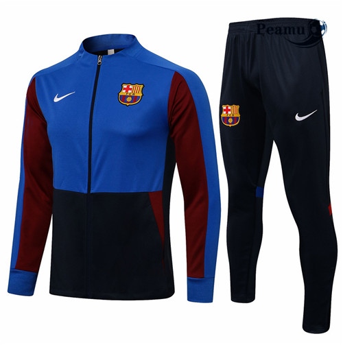 Tuta Calcio - Giacca Barcellona Blu 2021-2022