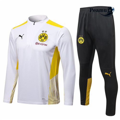 Tuta Calcio Borussia Dortmund Bianco 2021-2022