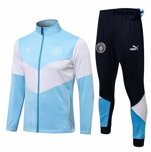 Tuta Calcio - Giacca Manchester City Azzurro 2021-2022