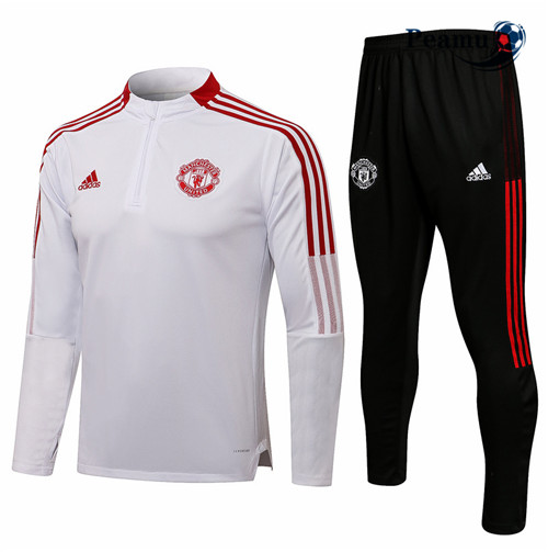 Tuta Calcio Manchester United Bianco 2021-2022