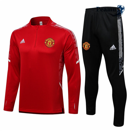 Tuta Calcio Manchester United Champions league Rosso/Bianco 2021-2022