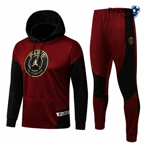 Tuta Calcio - Felpa con cappuccio Jordan PSG Violet/Nero 2021-2022