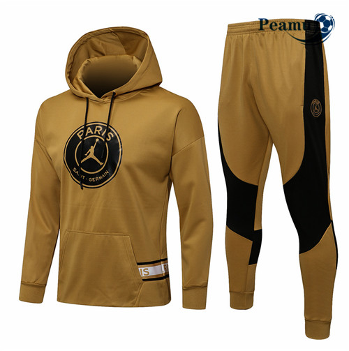 Tuta Calcio - Felpa con cappuccio Jordan PSG Cachi 2021-2022