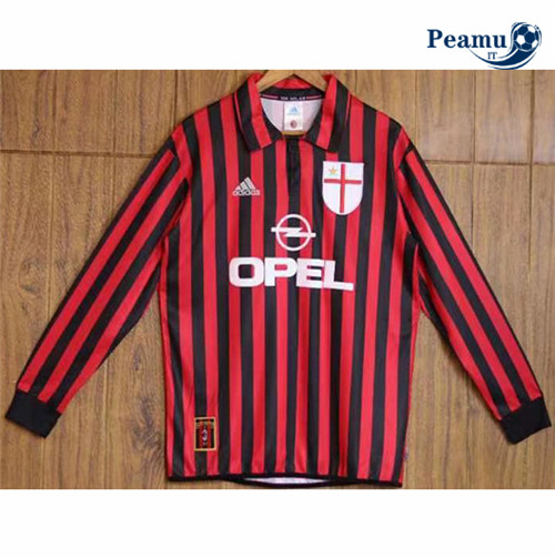 Classico Maglie AC Milan centenaire Manica lunga 1999-20 P228002