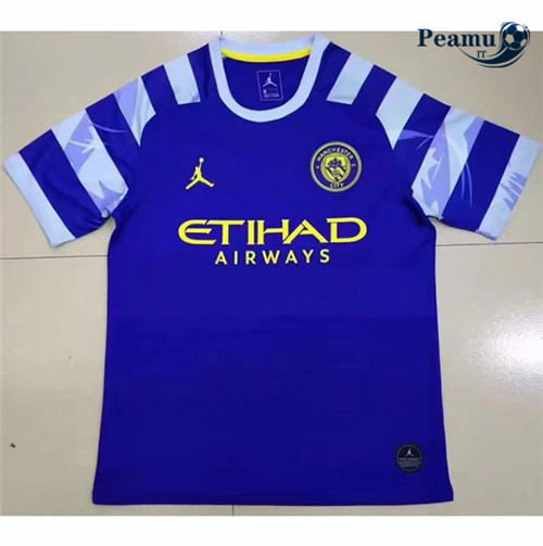 Classico Maglie Manchester City edizione commemorativa Blu P228040