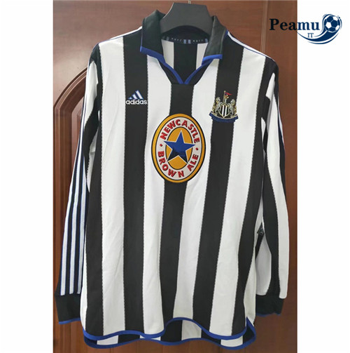 Classico Maglie Newcastle United Prima Manica lunga 1999-2000 P228043