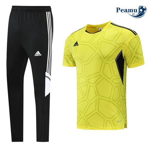 Kit Maglia Formazione Adidas + Pantaloni Giallo 2022-2023 P228060