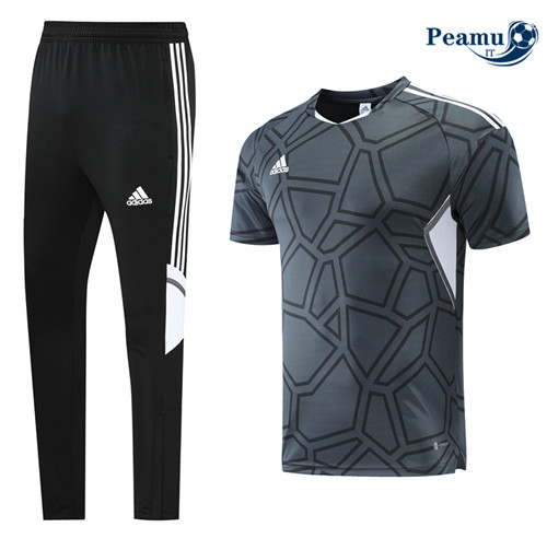 Kit Maglia Formazione Adidas + Pantaloni Grigio 2022-2023 P228061