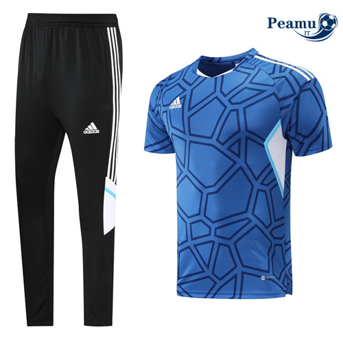 Kit Maglia Formazione Adidas + Pantaloni Blu 2022-2023 P228063