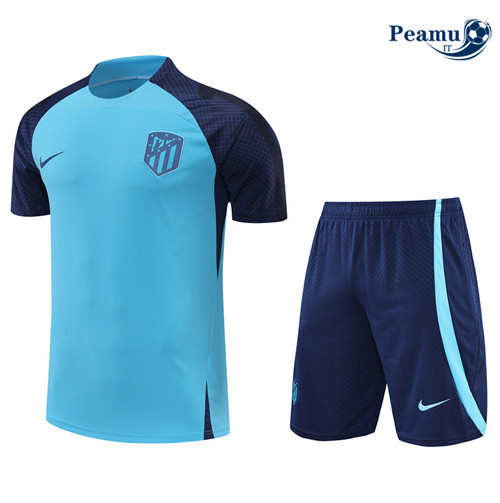 Kit Maglia Formazione Atletico Madrid + Pantaloni Blu 2022-2023 P228069