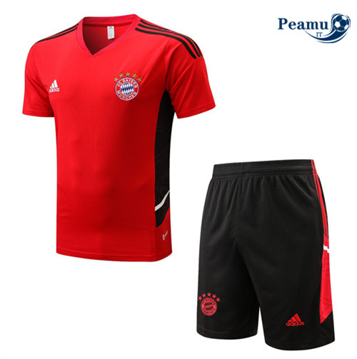 Kit Maglia Formazione Bayern Monaco + Pantaloni Rosso 2022-2023 P228073