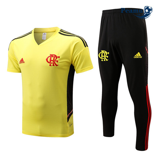 Kit Maglia Formazione Flamengo + Pantaloni Giallo 2022-2023 P228083