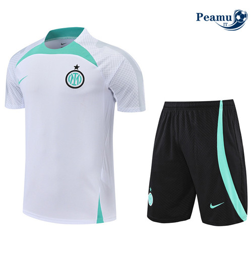 Kit Maglia Formazione Inter Milan + Pantaloni Bianco 2022-2023 P228089