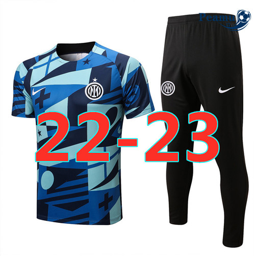 Kit Maglia Formazione Inter Milan + Pantaloni Blu 2022-2023 P228090
