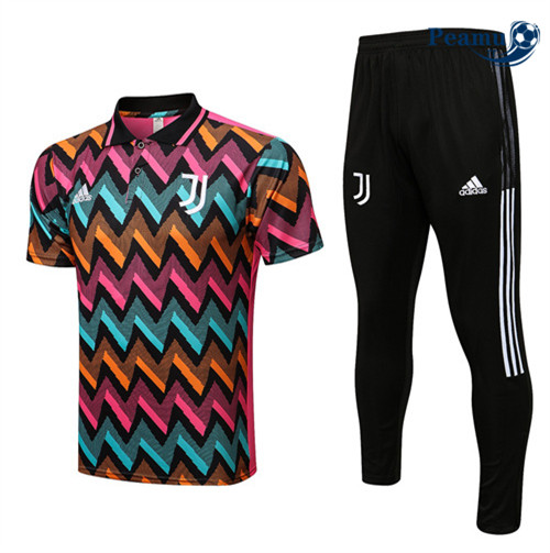 Kit Maglia Formazione Juventus Polo + Pantaloni Rosa 2022-2023 P228092