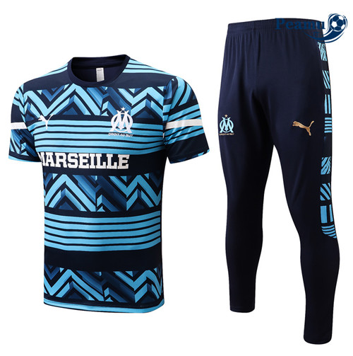 Kit Maglia Formazione Marsiglia + Pantaloni Blu 2022-2023 P228104