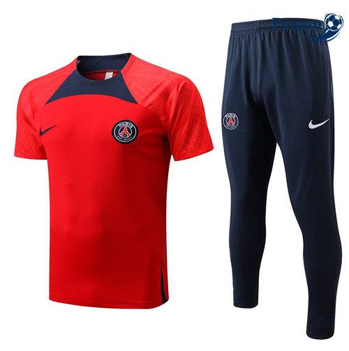 Kit Maglia Formazione Paris PSG + Pantaloni Rosso 2022-2023 P228117