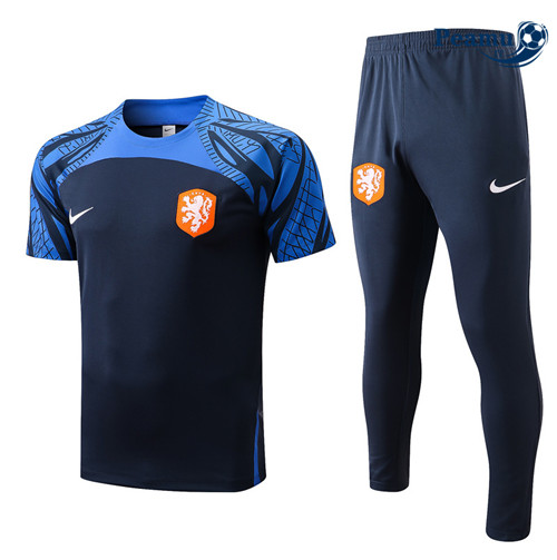 Kit Maglia Formazione Paesi Bassi + Pantaloni Blu 2022-2023 P228110