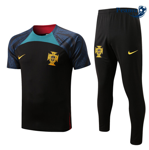 Kit Maglia Formazione Portogallo + Pantaloni Nero 2022-2023 P228111