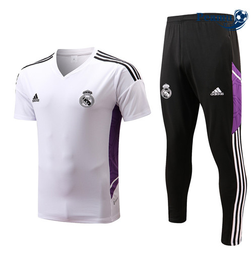 Kit Maglia Formazione Real Madrid + Pantaloni Bianco 2022-2023 P228120