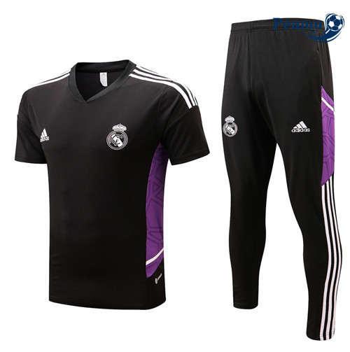 Kit Maglia Formazione Real Madrid + Pantaloni Nero 2022-2023 P228121