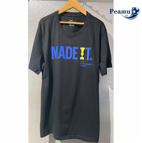 Maglia Calcio Inter Milan T-shirt Nero 2022-2023 P228315