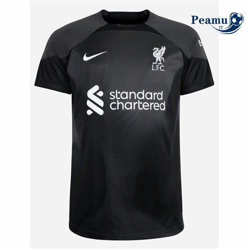 Maglia Calcio Liverpool Seconda Portiere Nero 2022-2023 P228524