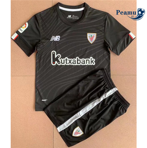 Maglia Calcio Athletic Bilbao Bambino Portiere Nero 2022-2023 P228164