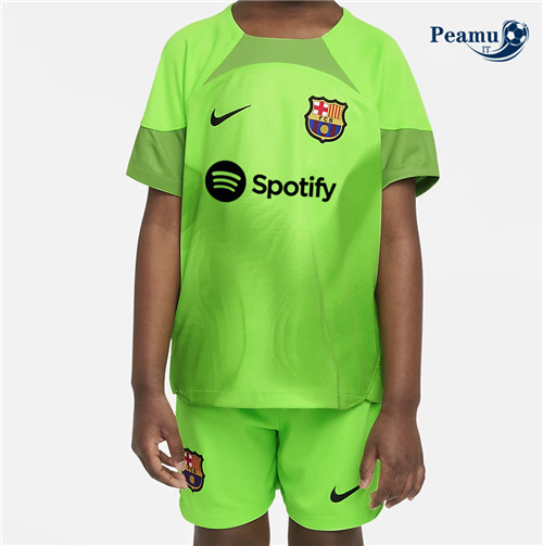 Maglia Calcio Barcellona Bambino Portiere Vert 2022-2023 P228167