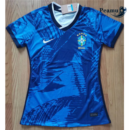 Maglia Calcio Brasile Donna Blu 2022-2023 P228243