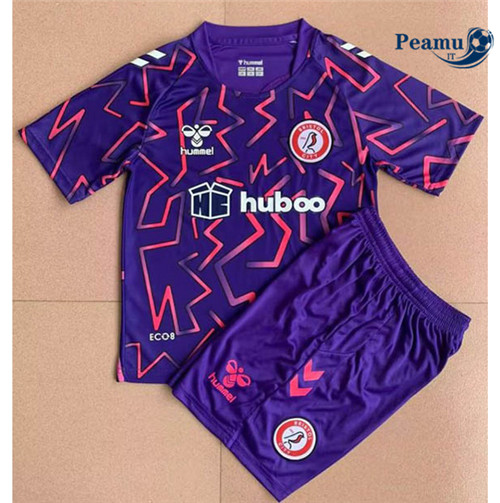 Maglia Calcio Bristol City Bambino Violet 2022-2023 P228173