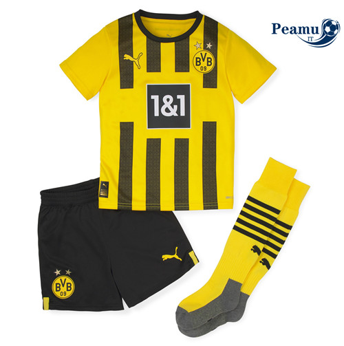Maglia Calcio Borussia Dortmund Bambino Prima 2022-2023 P228169